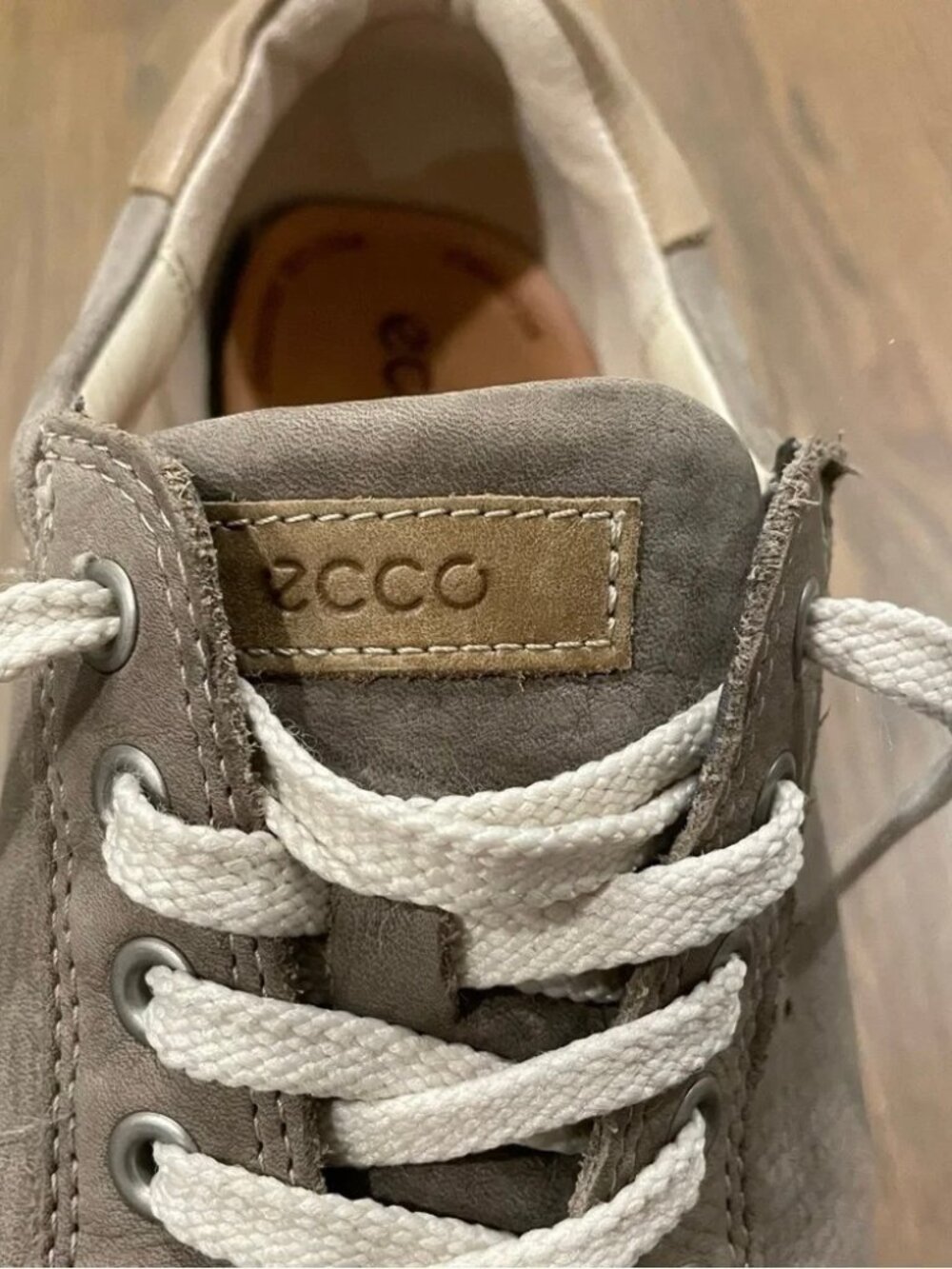 ECCO Chase II Tie Leather Sneakers Shoes EU 37 - Picture 10 of 11